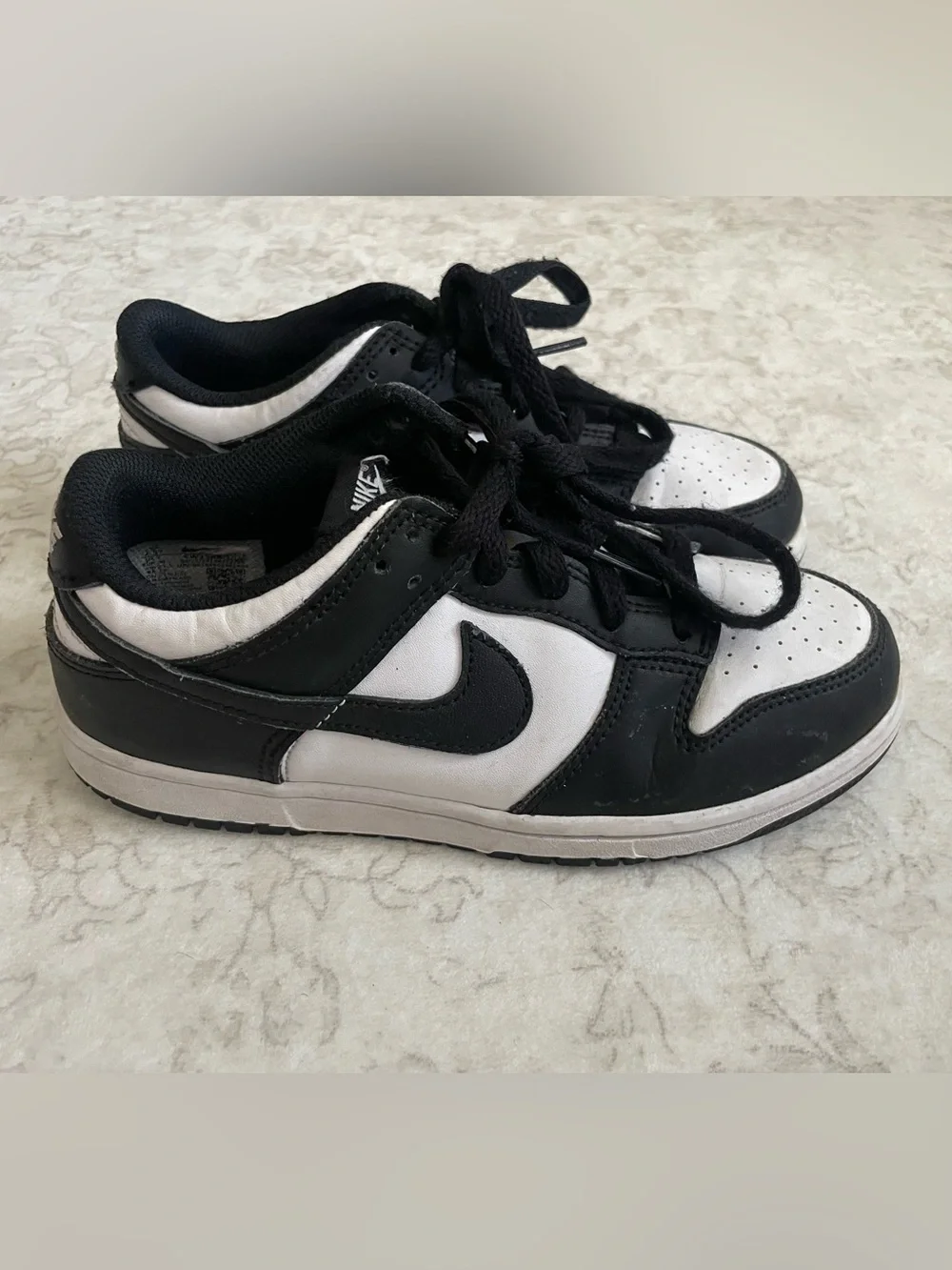 Nike Dunk Low Sneaker in Black and White